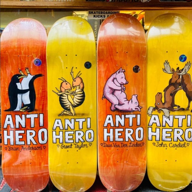 ANTIHERO 🤩🧡💛 #deck # board #skate #antihero #skateshop #paris #antiheroskateboards
